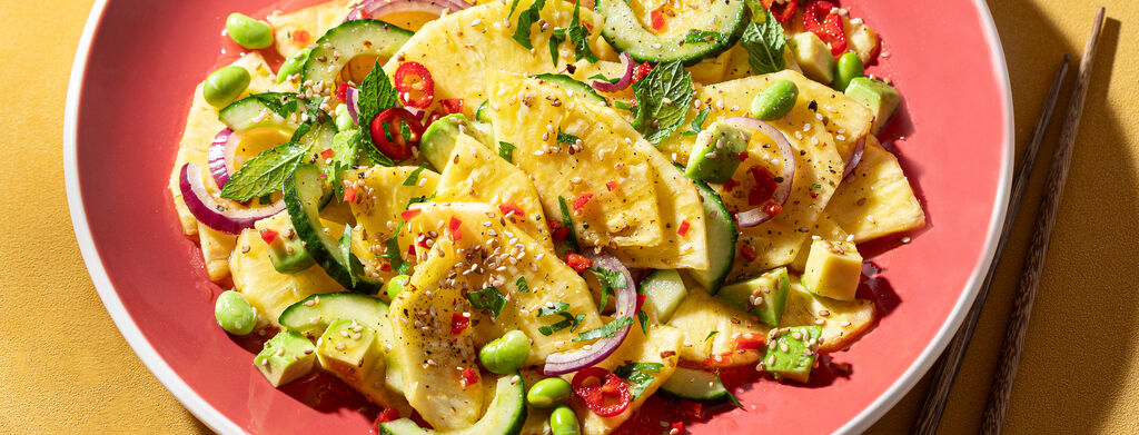 Salad on a plate