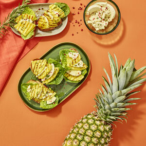 pineapple crostini