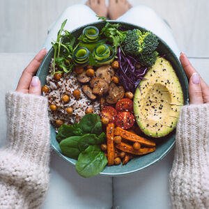bowl of cozy salad