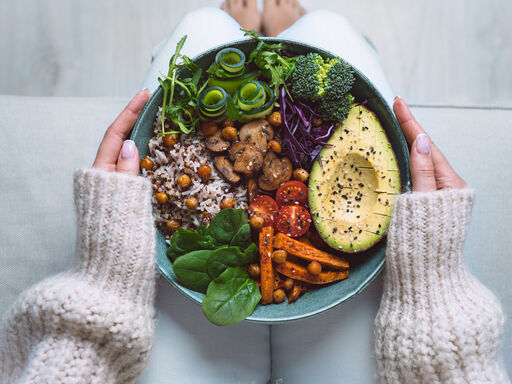 bowl of cozy salad