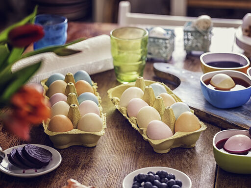 Easter Eggs in cartons