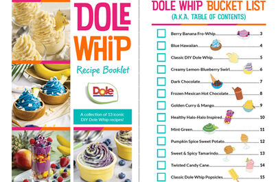 Dole Whip® Recipe Booklet